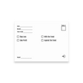 Trader Id Essential Trading Checklist Post-it notes 4x3 size for rule-based strategy execution white paper with black text