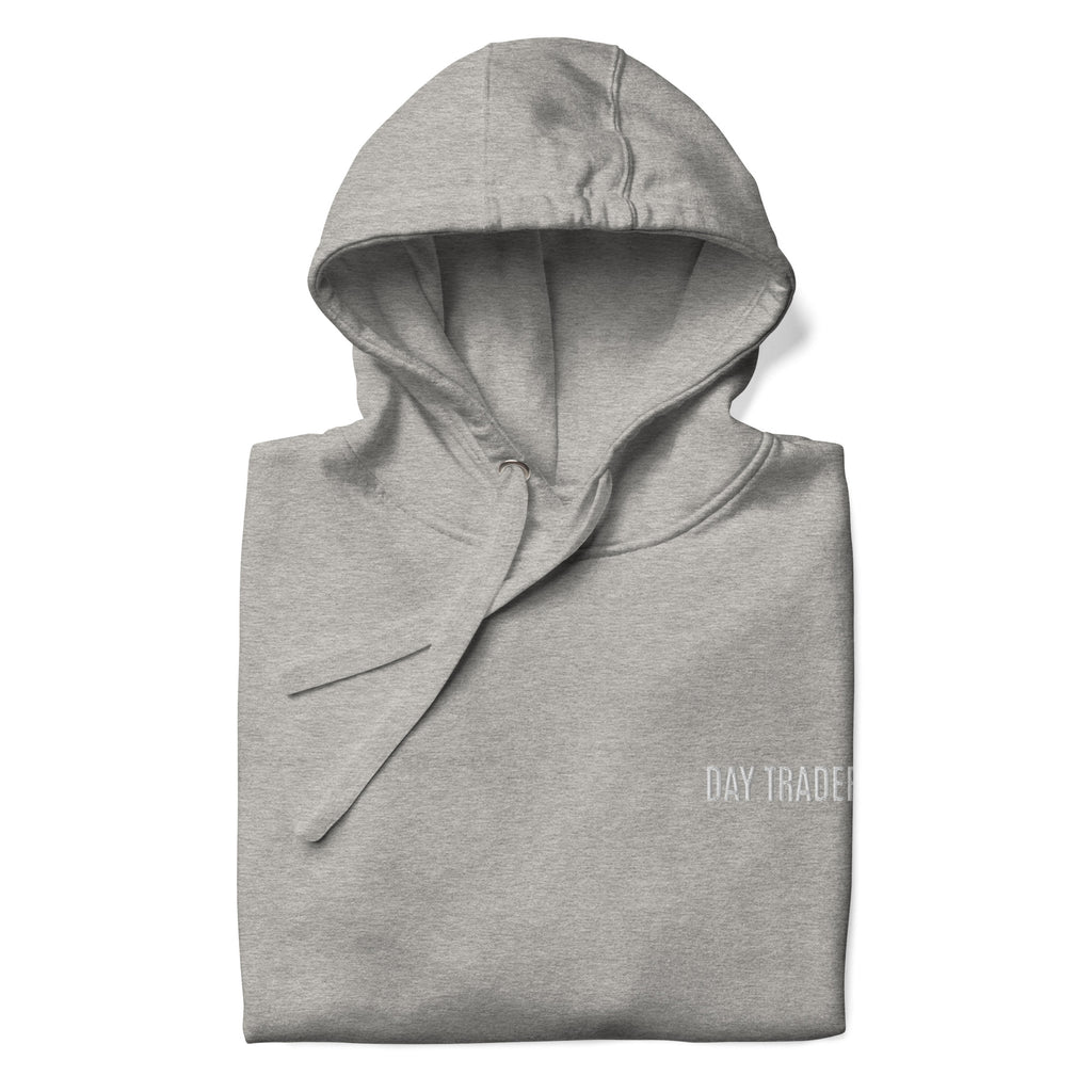 Trader Id Day Trader unisex premium embroidered pullover hoodie minimalism style trading streetwear clothing