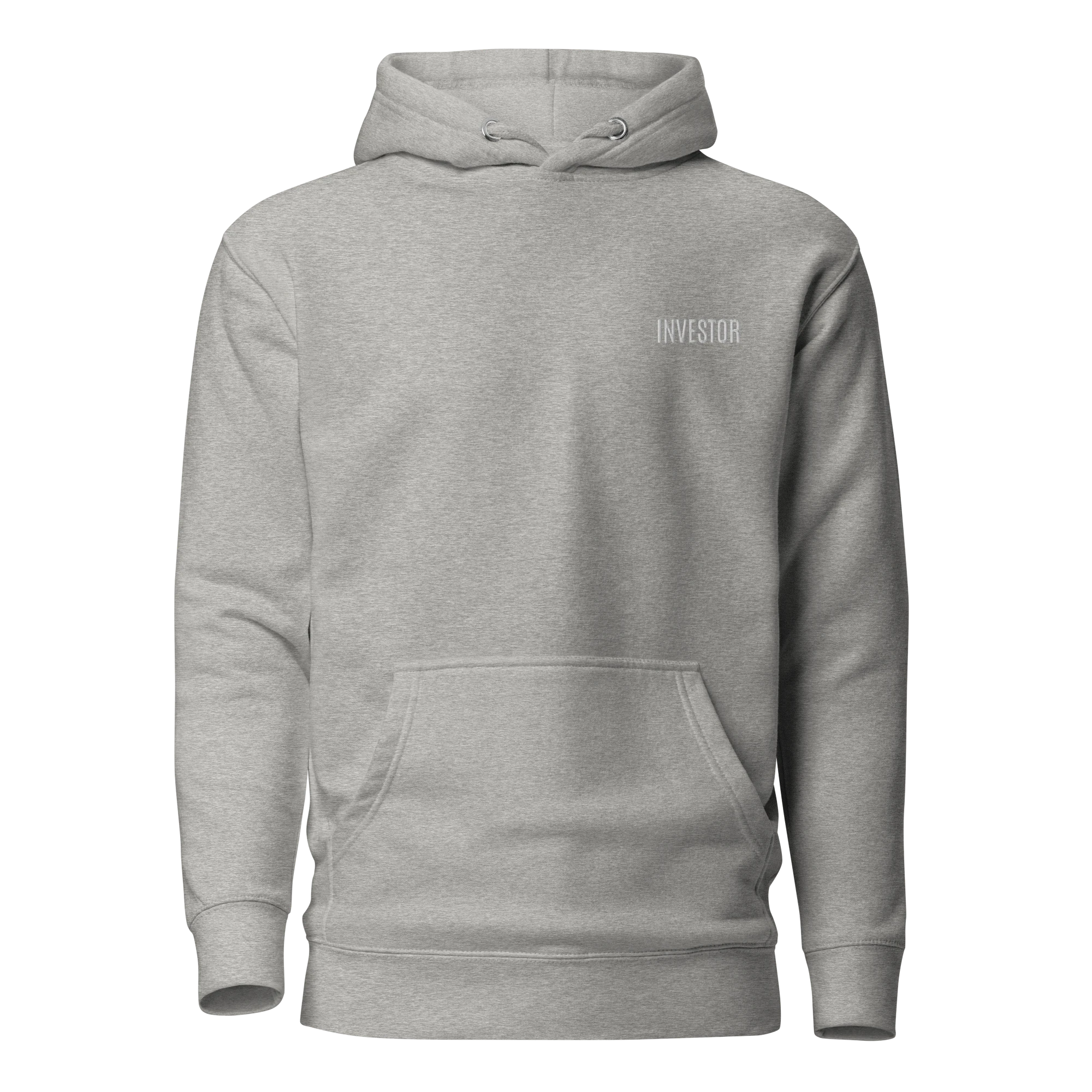 Trader Id Investor unisex premium embroidered pullover hoodie minimalism style trading streetwear clothing