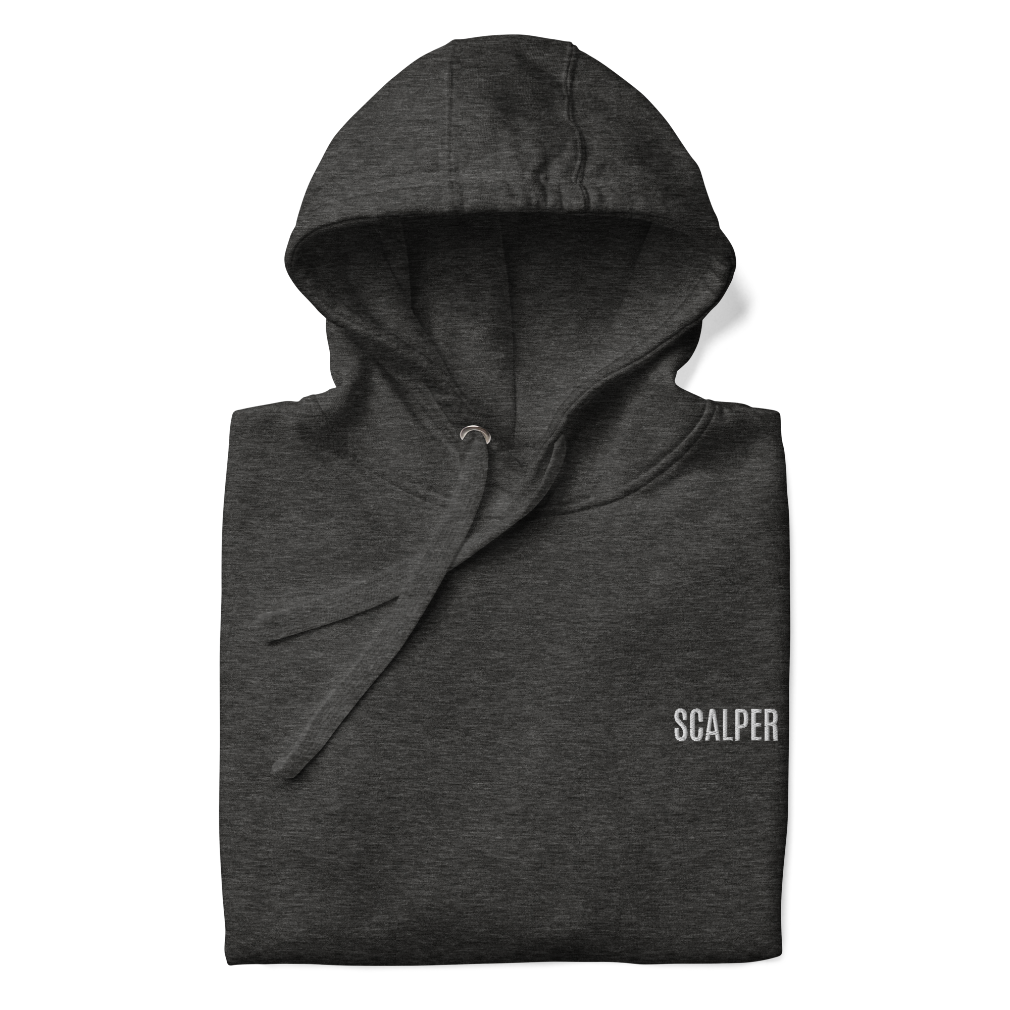 Trader Id Scalper unisex premium embroidered pullover hoodie minimalism style trading streetwear clothing
