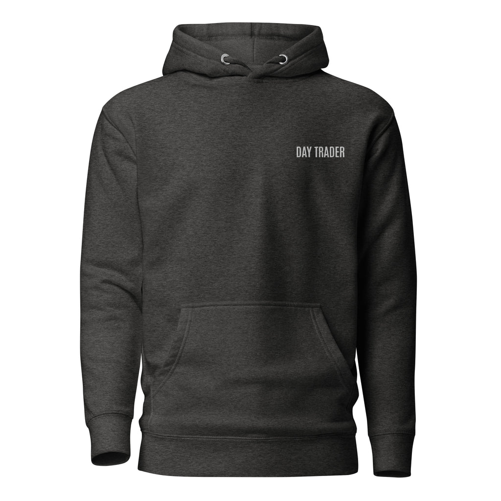 Trader Id Day Trader unisex premium embroidered pullover hoodie minimalism style trading streetwear clothing
