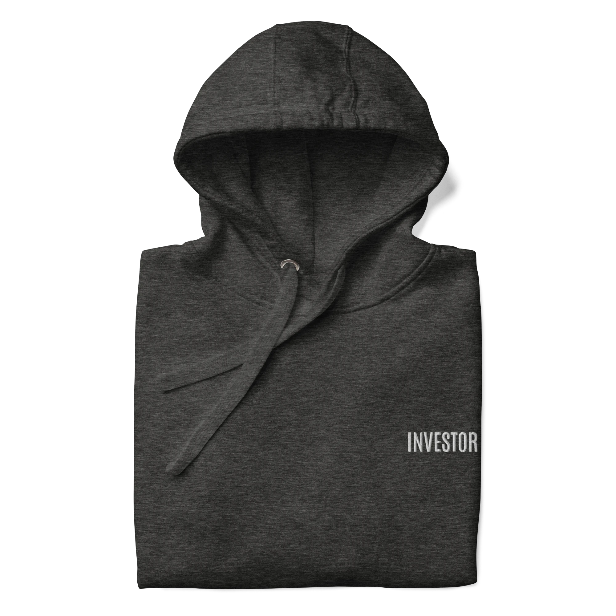 Trader Id Investor unisex premium embroidered pullover hoodie minimalism style trading streetwear clothing