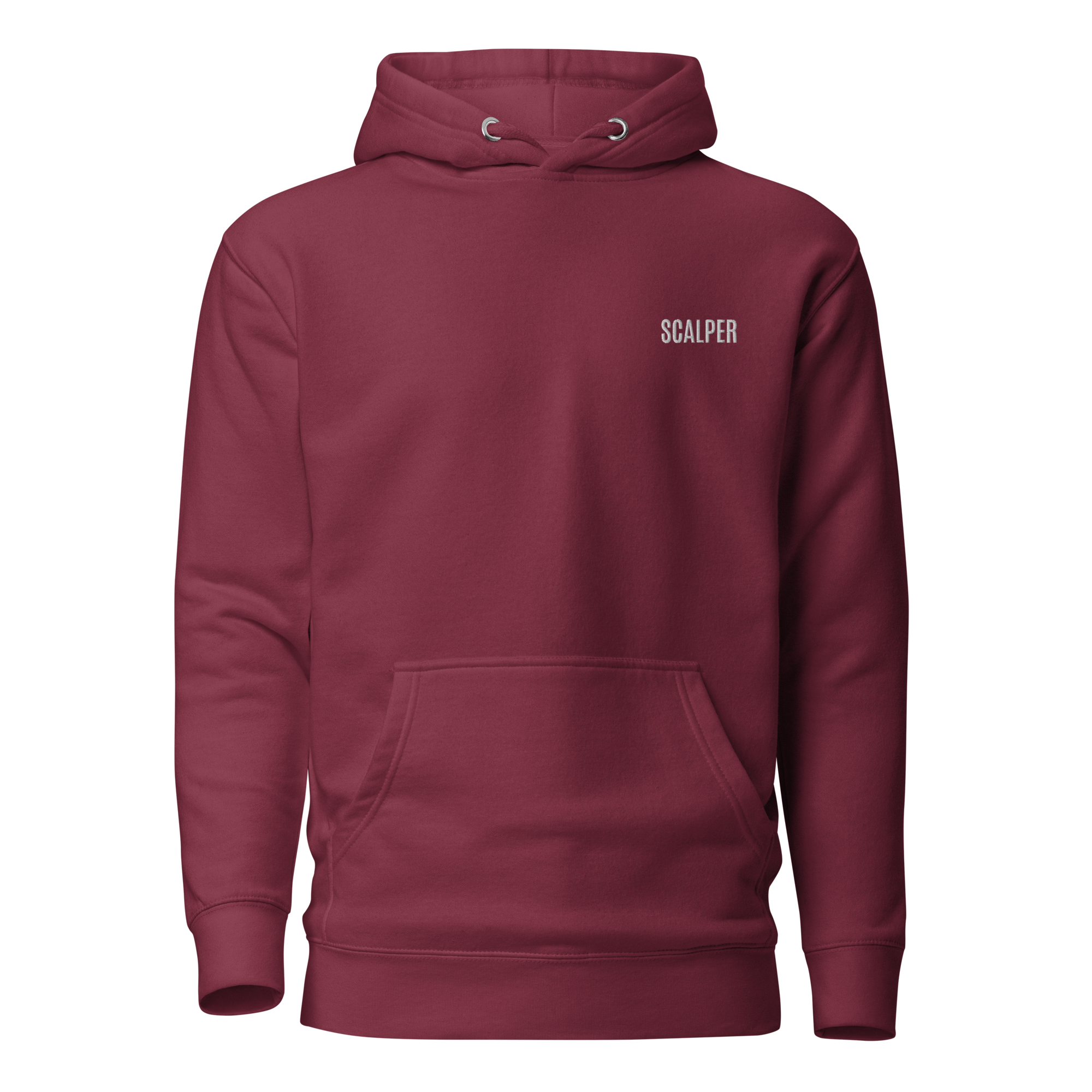 Trader Id Scalper unisex premium embroidered pullover hoodie minimalism style trading streetwear clothing