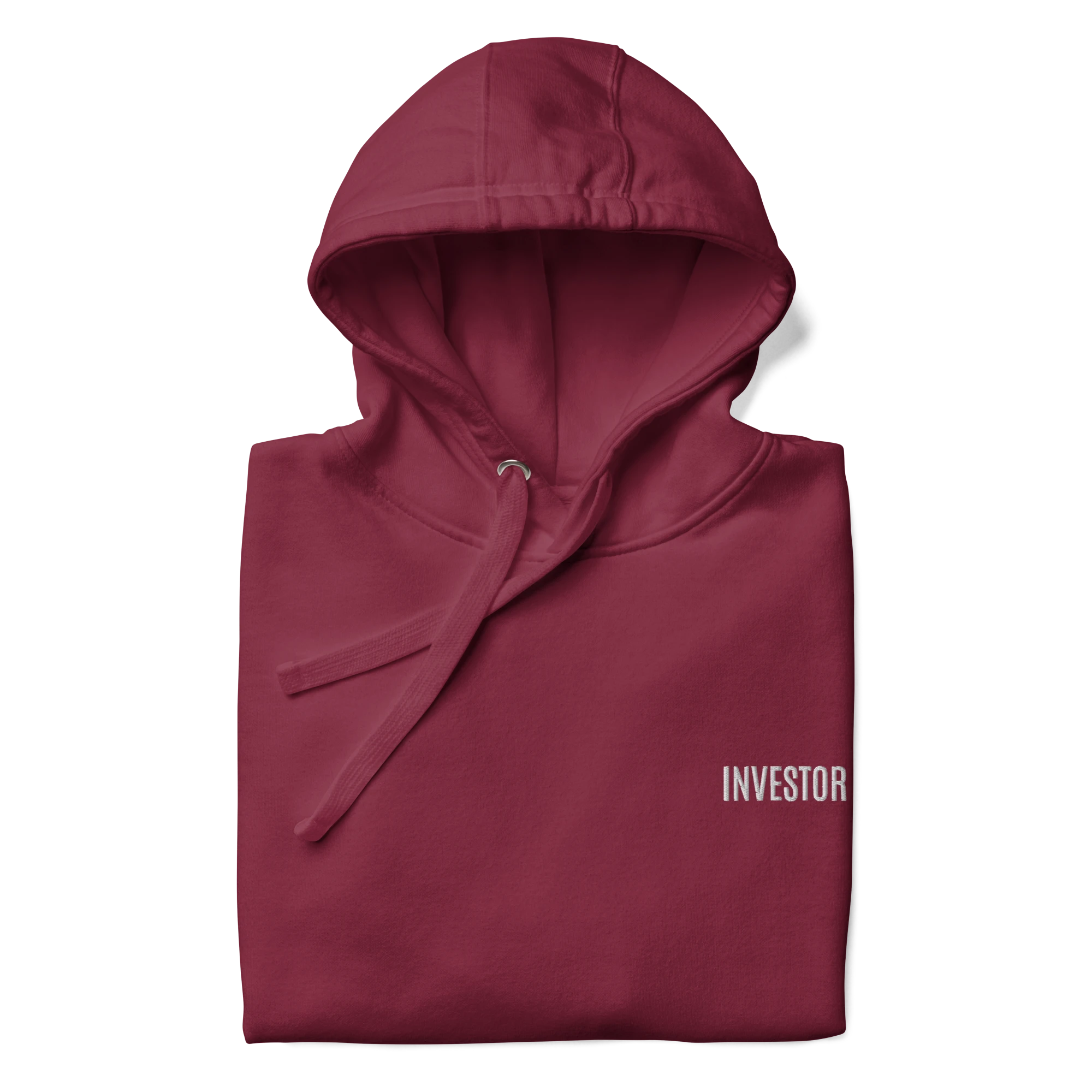 Trader Id Investor unisex premium embroidered pullover hoodie minimalism style trading streetwear clothing