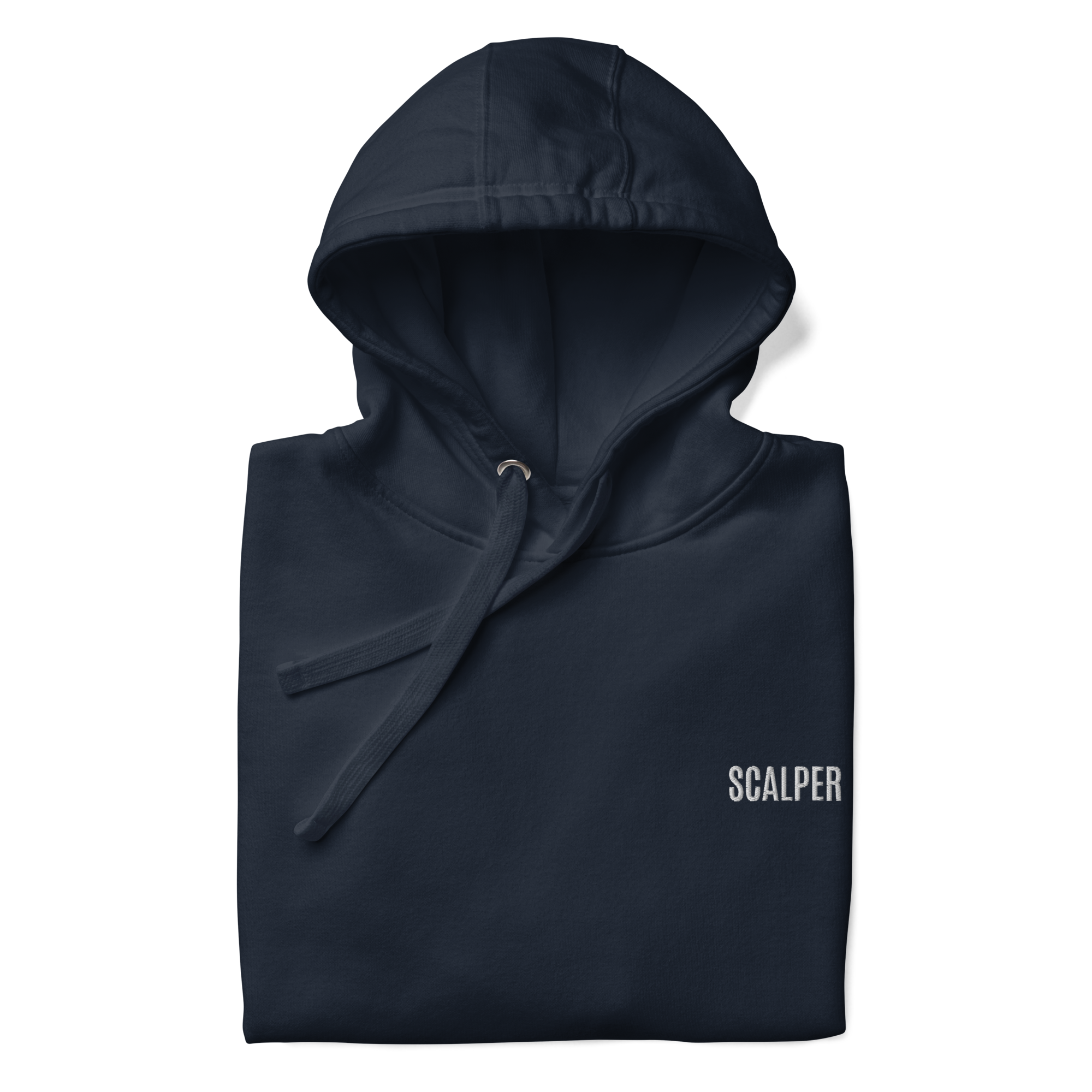 Trader Id Scalper unisex premium embroidered pullover hoodie minimalism style trading streetwear clothing