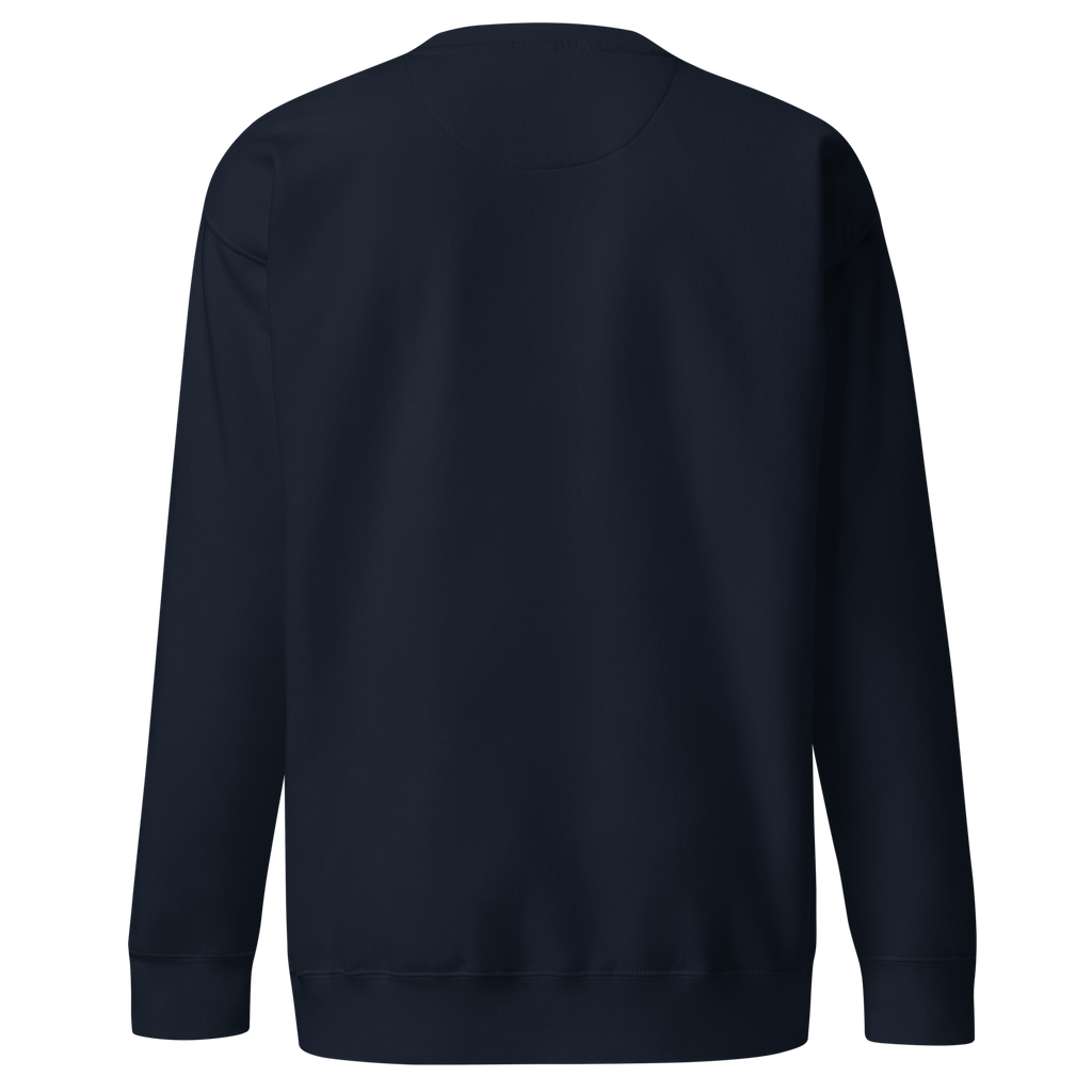 Trader Id Scalper unisex premium embroidered crewneck sweatshirt minimalism style trading streetwear clothing